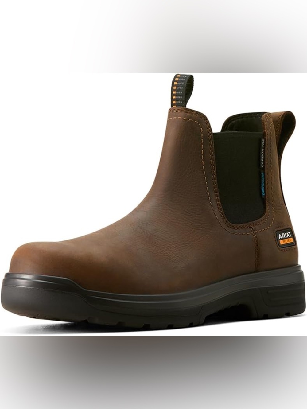NWOB Ariat Turbo Chelsea Work Boots 10060897 Waterproof Composite Toe Mens 7.5D